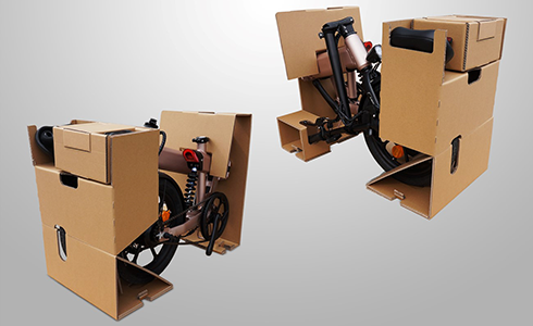 折叠电动自行车包装设计